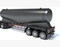 Euro Truck With Tank Trailer 3Dモデル