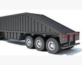 Heavy-Duty Semi-Truck With Bottom Unloading Trailer 3D-Modell