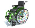 Kids Wheelchair 3d model