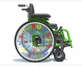 Kids Wheelchair 3d model