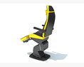 Medical Examination Chair With Comfort Armrests 3D модель