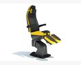 Medical Examination Chair With Comfort Armrests 3d model