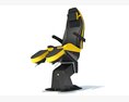Medical Examination Chair With Comfort Armrests 3D 모델 