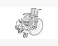 Medical Wheelchair Collection 3d model