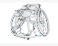 Medical Wheelchair Collection Modello 3D