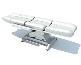 Multi-Section Medical Procedure Couch Modèle 3D