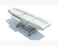 Multi-Section Medical Procedure Couch 3D-Modell