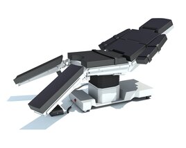 Multi-Section Surgical Table 3D 모델 