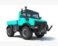 Multi Purpose Tractor Truck 3D-Modell Draufsicht