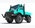 Multi Purpose Tractor Truck 3D-Modell clay render