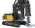 Rotary Drilling Rig 3d model seats