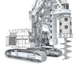 Rotary Drilling Rig 3d model