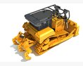 Tracked Dozer 3Dモデル side view