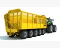 Tractor With Cane Trailer Modelo 3D