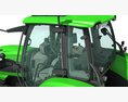 Tractor With Cane Trailer 3D模型 dashboard