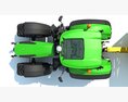 Tractor With Cane Trailer 3D 모델 