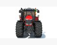 Tractor With Trailer 3d model front view