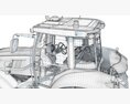 Tractor With Trailer 3D 모델 