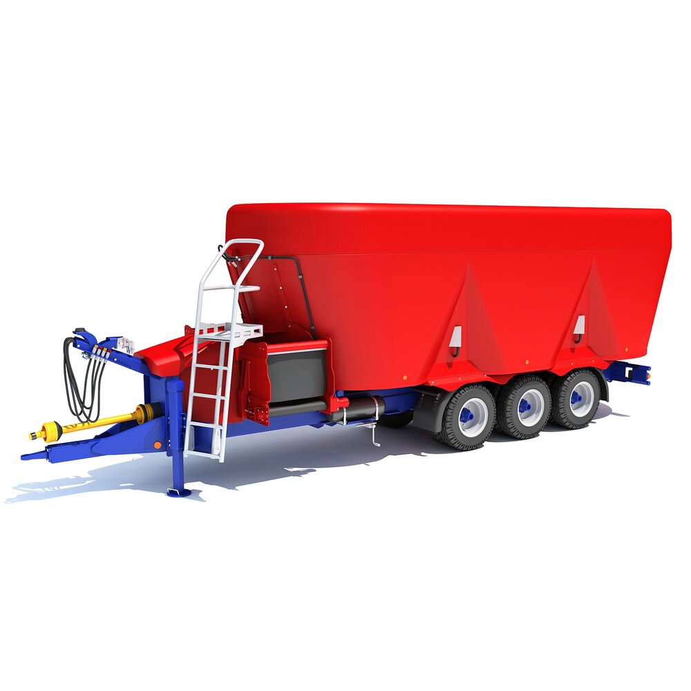 Trailed Feed Mixer 3D model