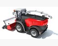Agricultural Forage Harvester With Front Cutting Head 3D模型