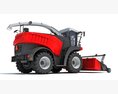 Agricultural Forage Harvester With Front Cutting Head 3D模型