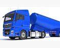 Euro Fuel Tanker Truck 3Dモデル dashboard