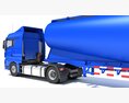 Euro Fuel Tanker Truck 3D-Modell seats