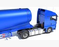 Euro Fuel Tanker Truck 3D模型