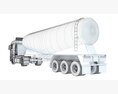Euro Fuel Tanker Truck 3D模型