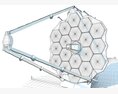 James Webb Space Telescope 3D-Modell