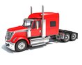 Long-Haul Tractor Truck With Sleeper Cab Modelo 3d