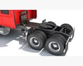Long-Haul Tractor Truck With Sleeper Cab 3D模型