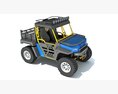 Off-Road Utility Vehicle With Cargo Space Modèle 3d