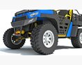 Off-Road Utility Vehicle With Cargo Space Modello 3D clay render