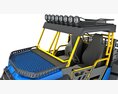 Off-Road Utility Vehicle With Cargo Space 3Dモデル