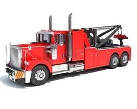 Recovery Service Tow Truck 3D 모델 
