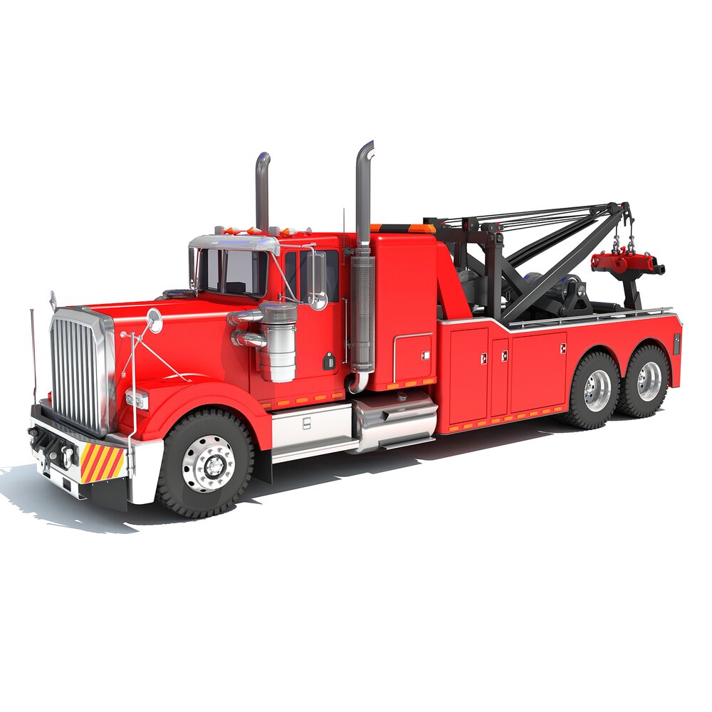 Recovery Service Tow Truck 3D model
