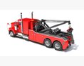 Recovery Service Tow Truck 3D模型 wire render