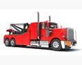 Recovery Service Tow Truck 3D模型 顶视图