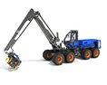 Timber Harvester With High-Reach Arm Modelo 3d