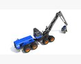 Timber Harvester With High-Reach Arm 3Dモデル