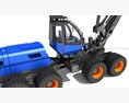Timber Harvester With High-Reach Arm 3D 모델  seats