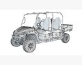 4-Seat Utility Task Vehicle 3D-Modell dashboard