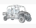 4-Seat Utility Task Vehicle Modelo 3D