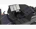 Combine Harvester With Flex Draper Header 3D модель seats