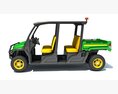 Crossover Utility Vehicle 3D 모델  back view