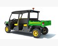 Crossover Utility Vehicle 3D 모델  wire render