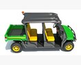 Crossover Utility Vehicle 3D模型 顶视图