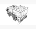 Fuel And Lube Truck Modello 3D