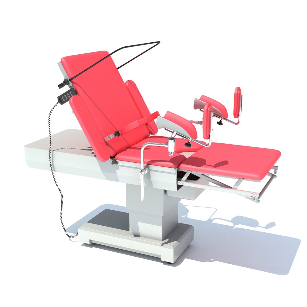 Gynecological Operating Table 3D-Modell
